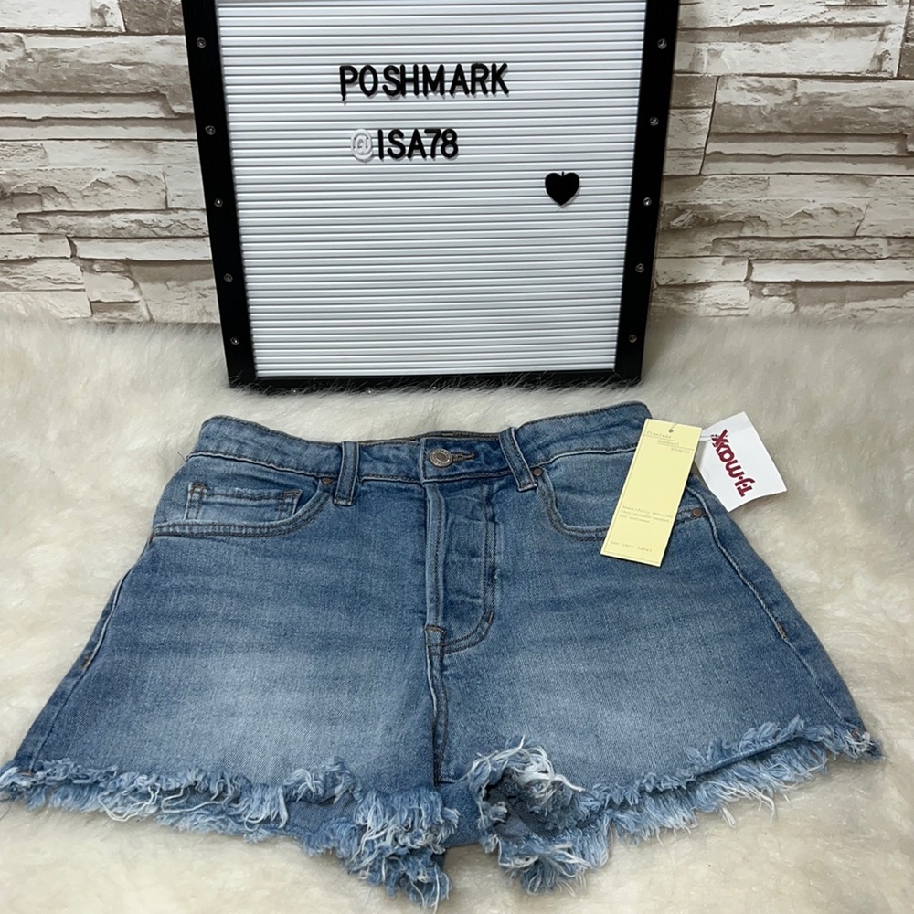 Indigo Rising Denim Shorts